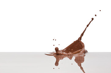 Image showing chocolate splash