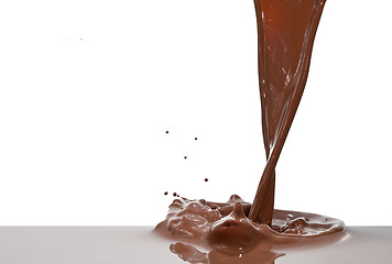 Image showing chocolate splash