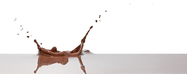 Image showing chocolate splash