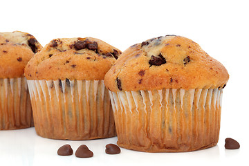 Image showing Chocolate Chip Muffins