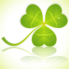 Image showing Leaf Clover on St. Patrick's Day