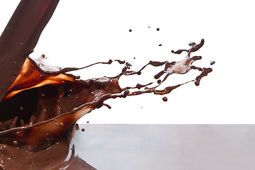 Image showing pouring chocolate