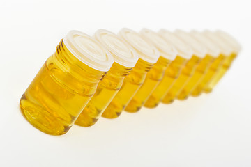 Image showing cosmetic glass containers