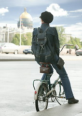 Image showing cyclist