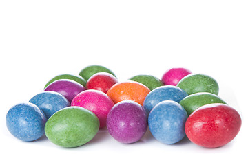 Image showing easter eggs isolated