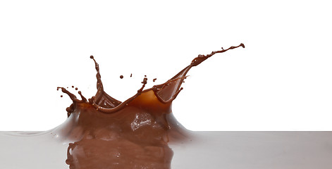 Image showing chocolate splash