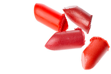 Image showing scraps of lipstick