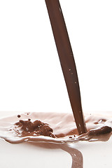 Image showing pouring chocolate