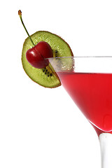 Image showing Cherry kiwi Cocktail