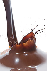 Image showing pouring chocolate