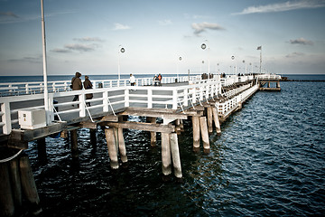 Image showing wooden pier