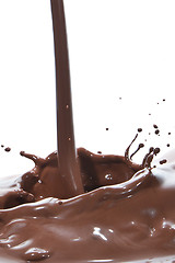 Image showing pouring chocolate