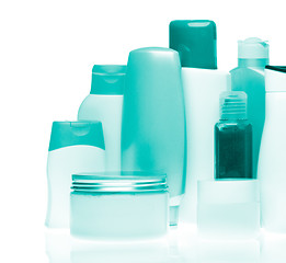 Image showing cosmetic bottles