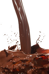 Image showing pouring chocolate