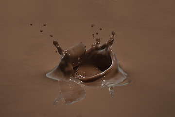 Image showing chocolate splash