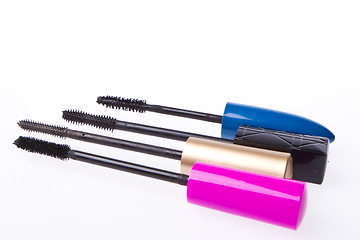 Image showing mascara set isolated