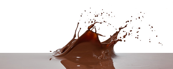 Image showing chocolate splash