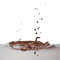 Image showing chocolate splash