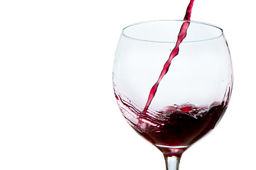 Image showing pouring red wine 