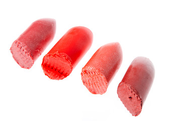 Image showing scraps of lipstick