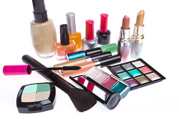 Image showing set of cosmetic products