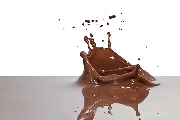 Image showing chocolate splash