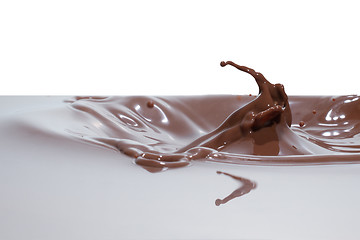 Image showing chocolate splash