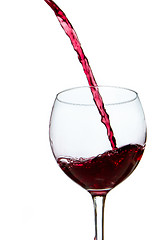 Image showing pouring red wine 