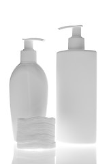 Image showing cosmetic bottles