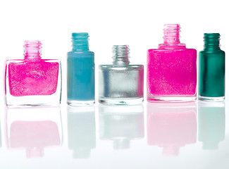 Image showing nail polish set