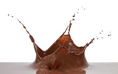 Image showing chocolate splash