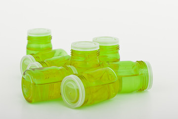 Image showing cosmetic glass containers