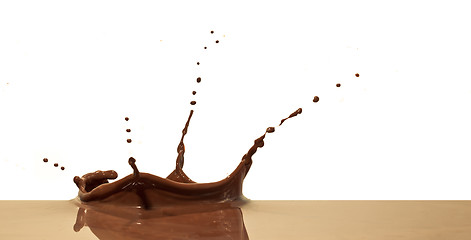 Image showing chocolate splash