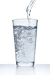 Image showing pouring water into glass