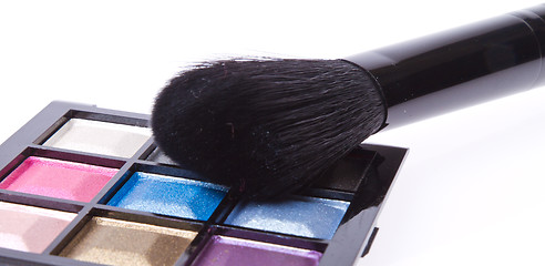 Image showing compact eyeshadows