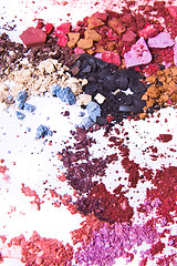 Image showing crushed eyeshadow