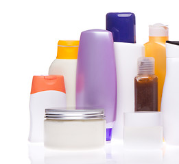 Image showing cosmetic bottles