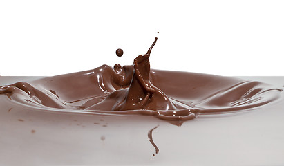 Image showing chocolate splash