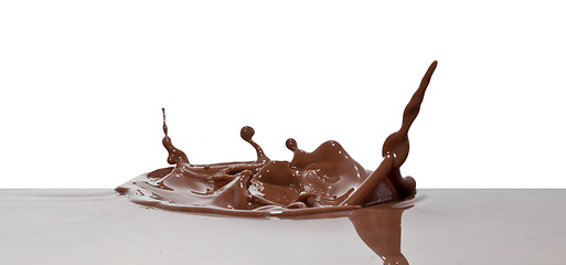 Image showing chocolate splash