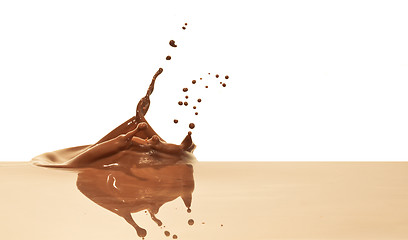 Image showing chocolate splash