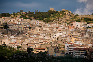 Image showing medieval town Agira, Sicily