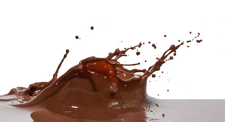 Image showing chocolate splash