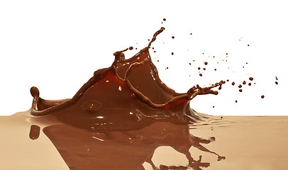 Image showing chocolate splash