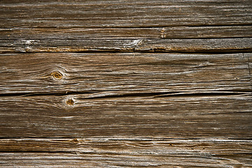 Image showing weathered old brown wooden texture