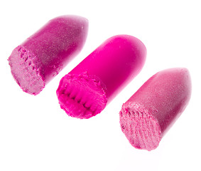 Image showing scraps of lipstick