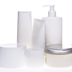 Image showing cosmetic bottles