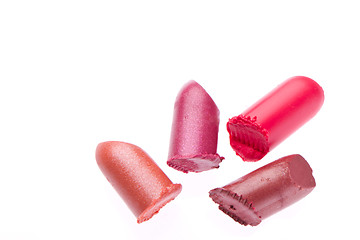 Image showing scraps of lipstick