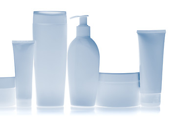 Image showing cosmetic bottles