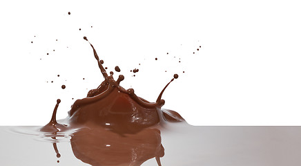 Image showing chocolate splash