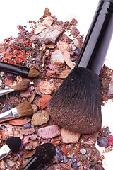 Image showing crushed eyeshadows